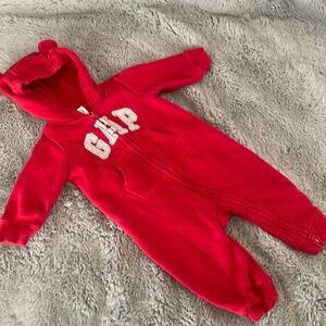 Baby Gap Boy Romper Sweater Suit Sz 3/6M Snow Suit